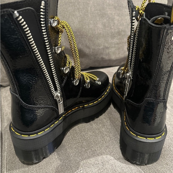 Dr. Martens Ghilana Max Distressed Patent Leather Platform - Picture 5 of 7